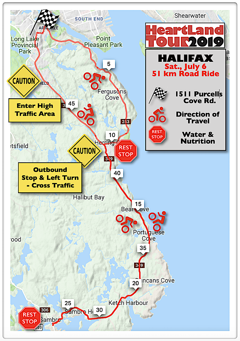 51 km - Halifax